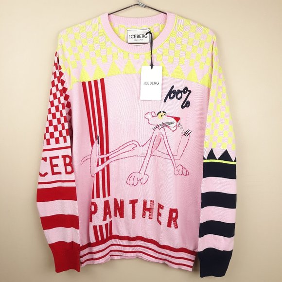 Iceberg BLOCK LOGO PINK PANTHER SWEATER Moda404 Men's Boutique |  szonjagerinctorna.hu